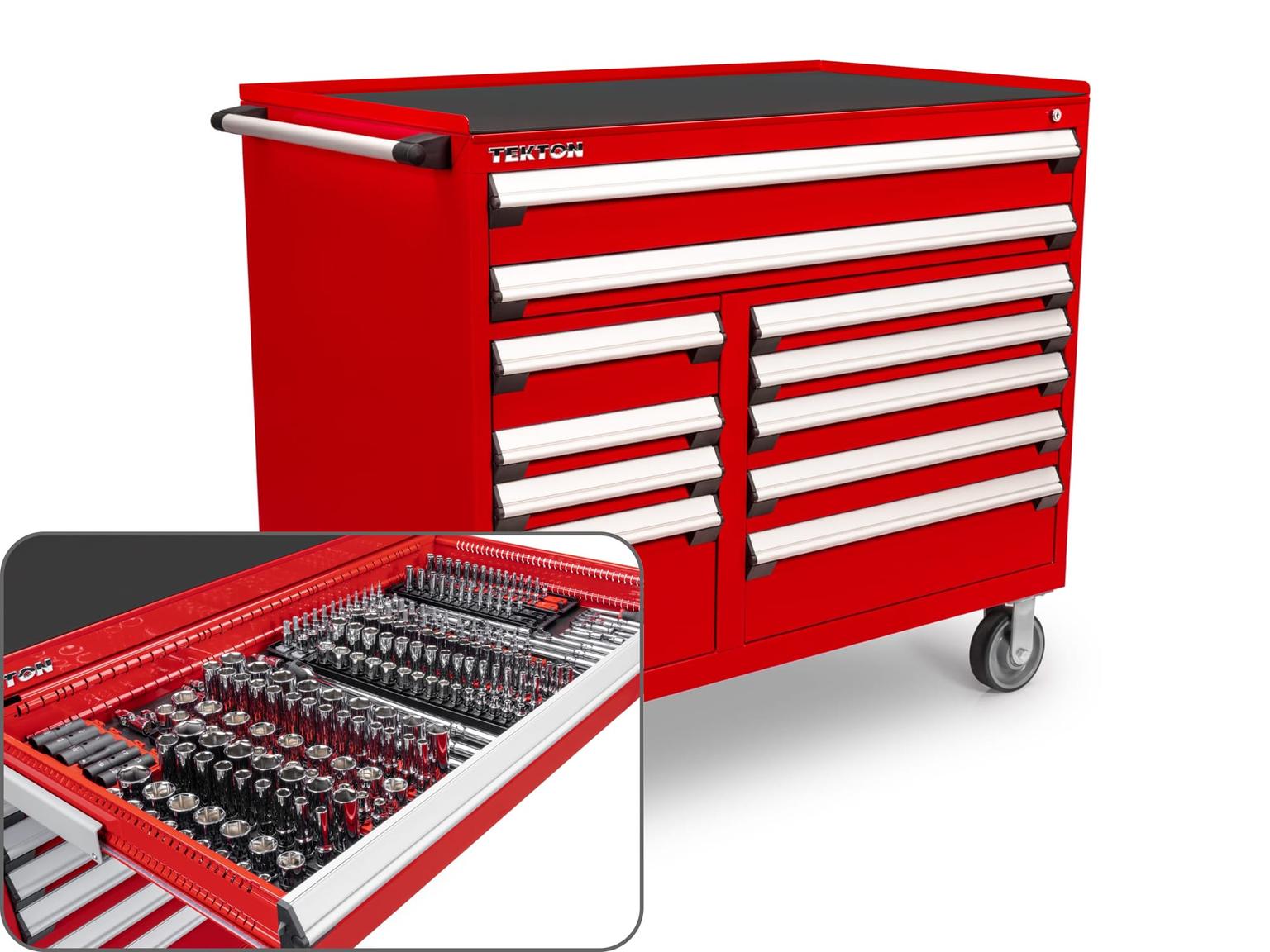 Tool Cabinet with Tools Bundle (48 W x 27 D x 41.5 H in.)