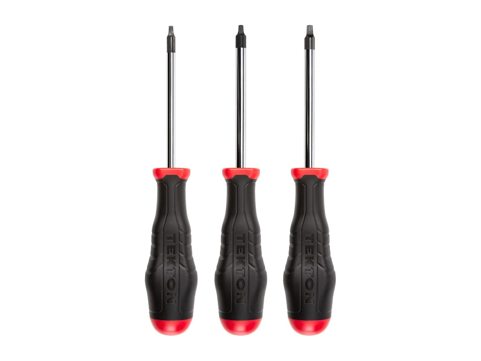 Square High-Torque Screwdriver Set (3-Piece)