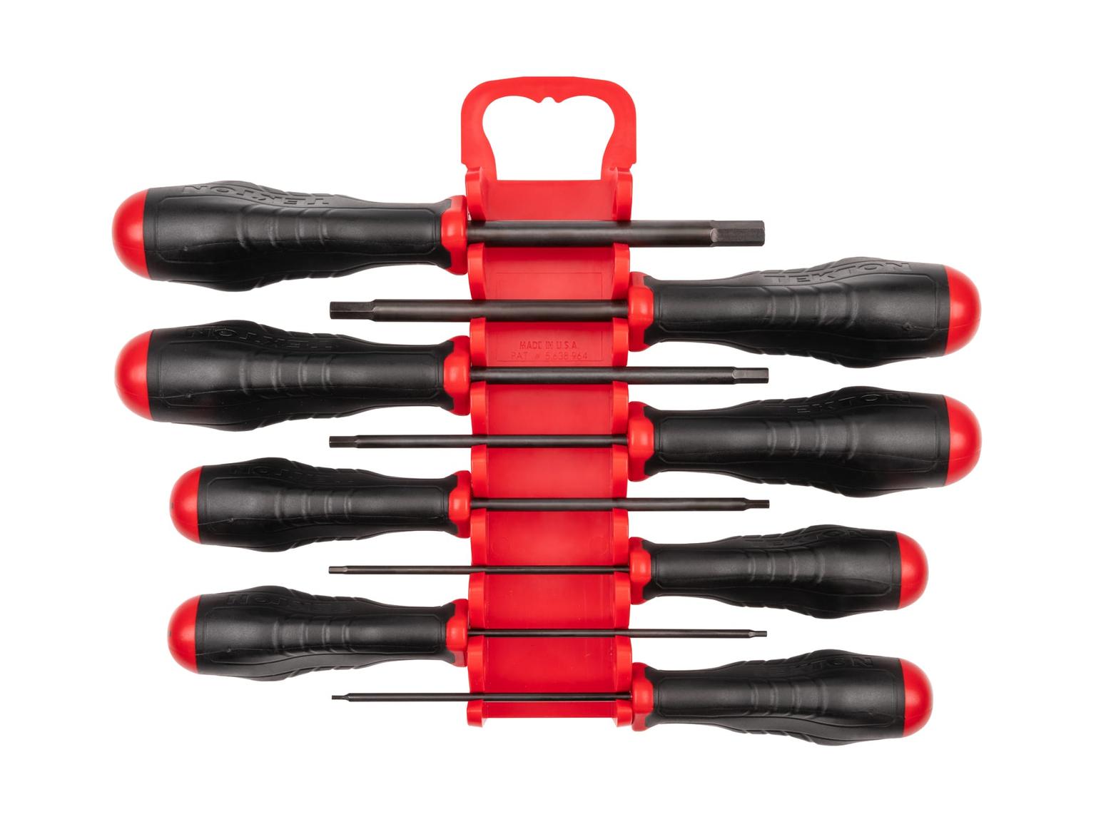 Hex High-Torque Black Oxide Blade Screwdriver Set with Holder, 8-Piece (1.5-8 mm)