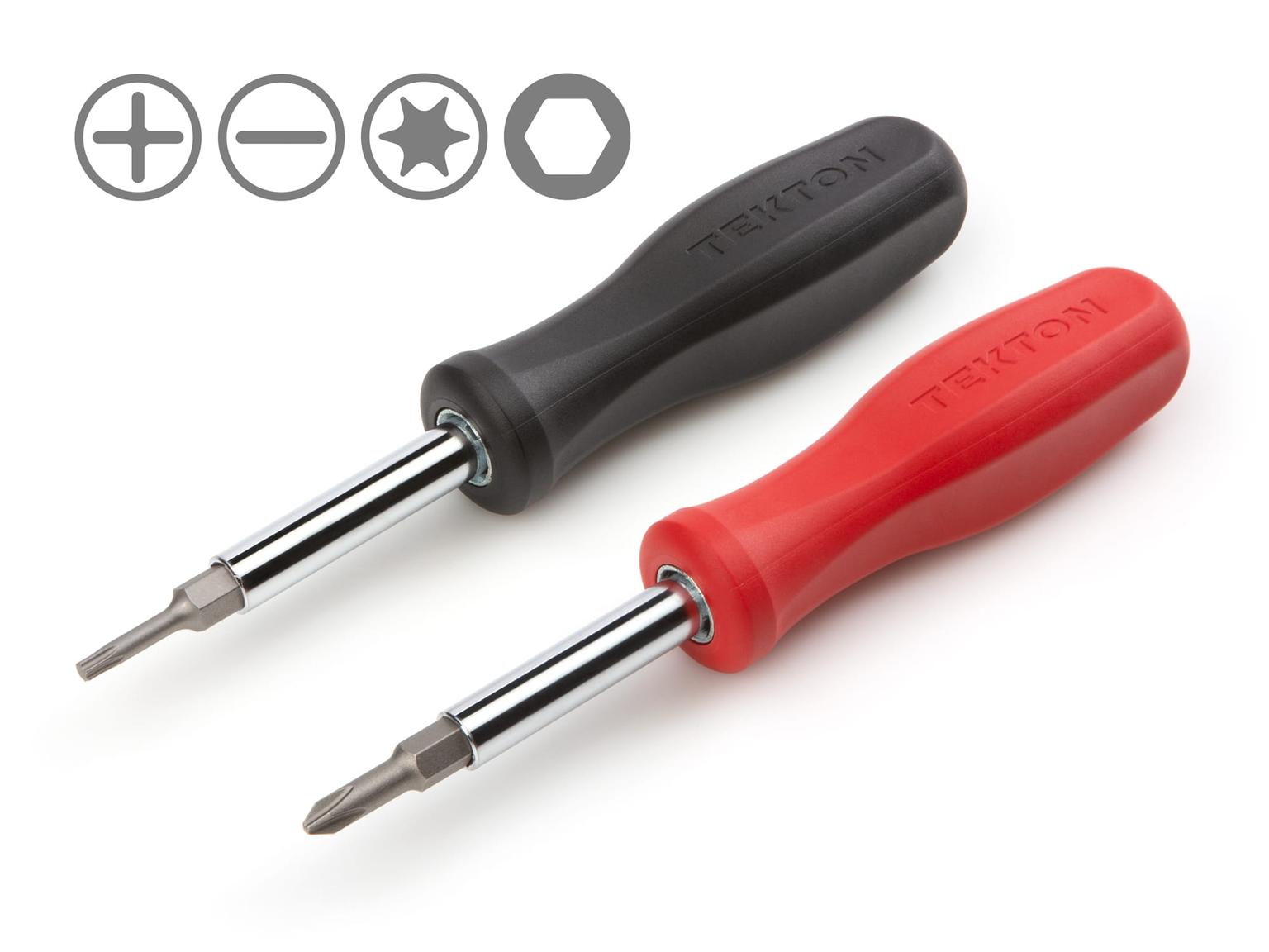 6-in-1 Driver Set, 2-Piece (#1-#2, 3/16-1/4 in., T10-T25 )