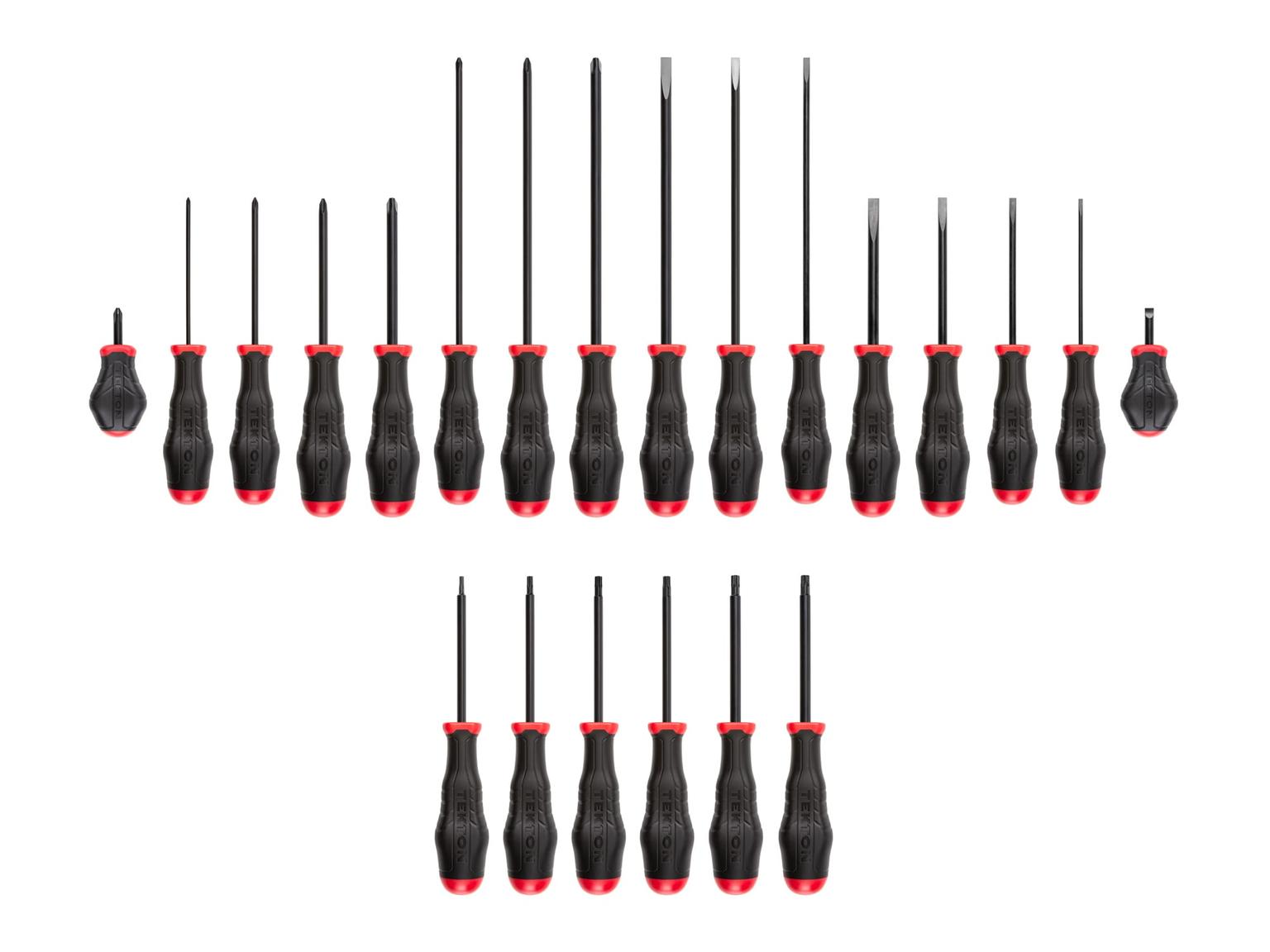 High-Torque Black Oxide Blade Screwdriver Set (22-Piece)