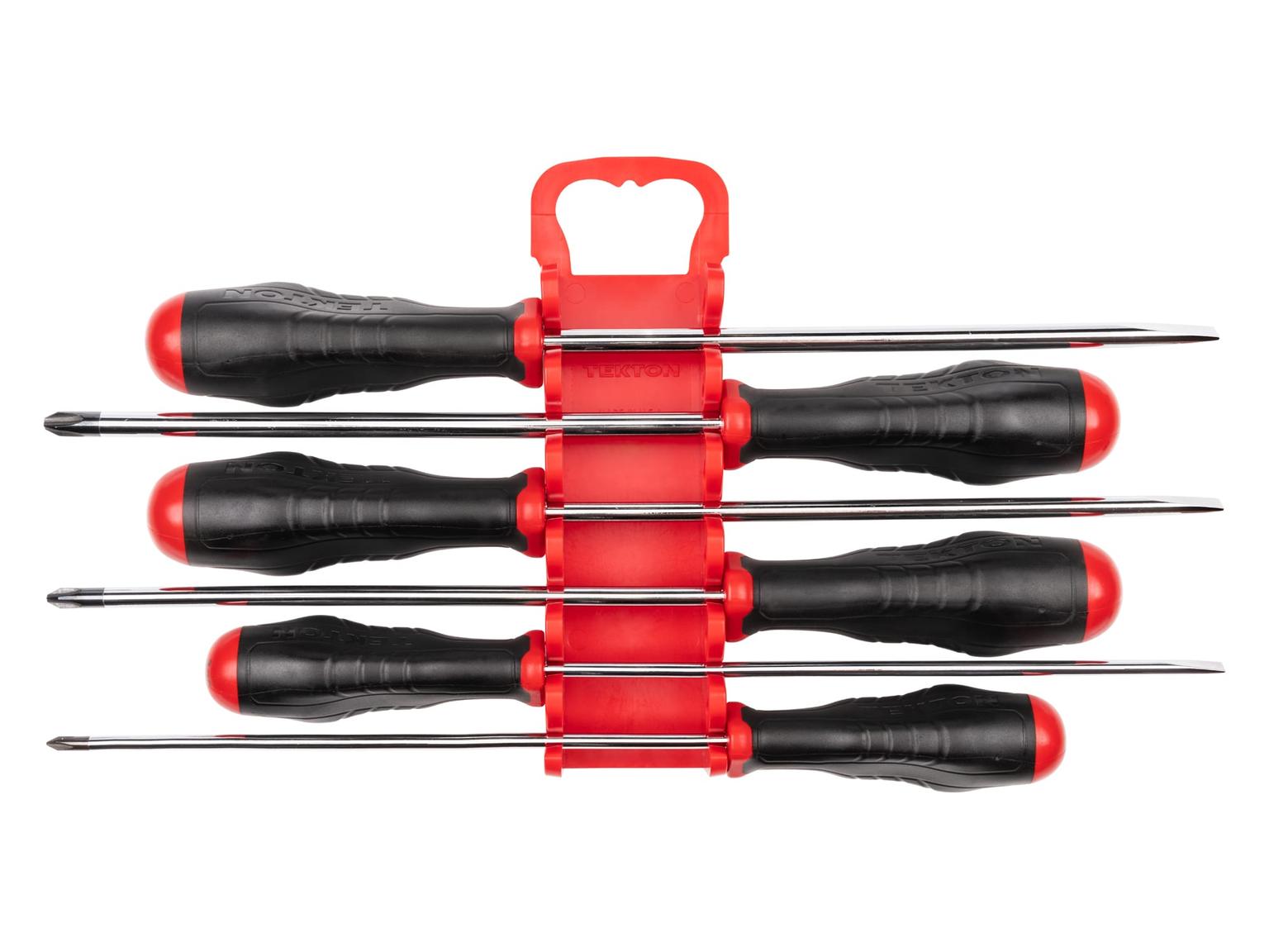 Long High-Torque Screwdriver Set with Holder (6-Piece)