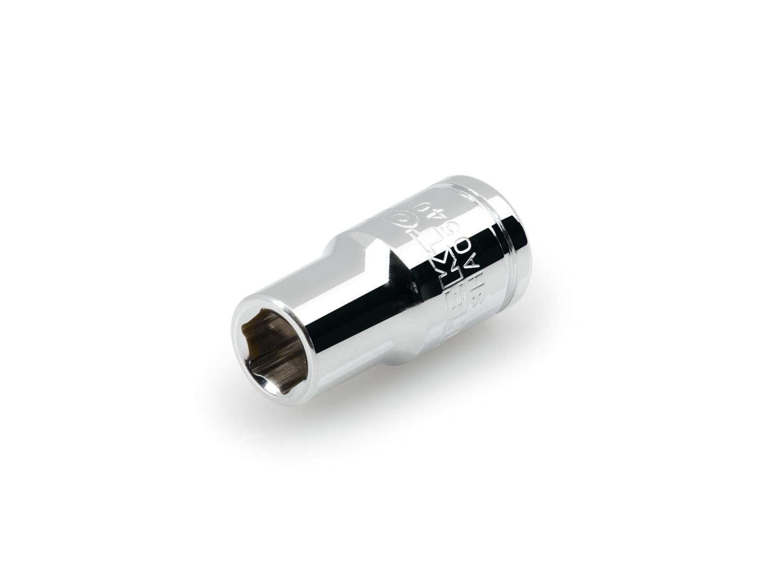 1/4 Inch Drive x 1/4 Inch Magnetic Hex Bit Holder Socket