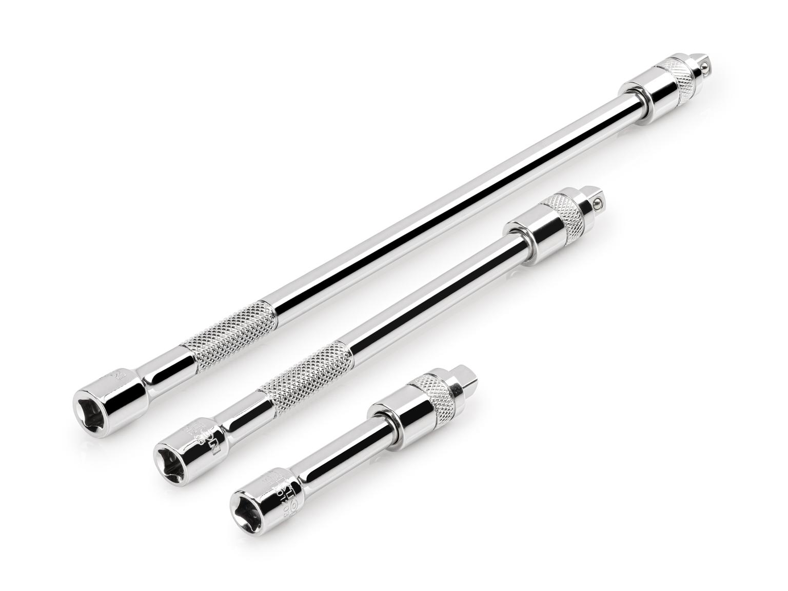 1/4 Inch Drive Locking Extension Set, 3-Piece (3, 6, 9 in.)
