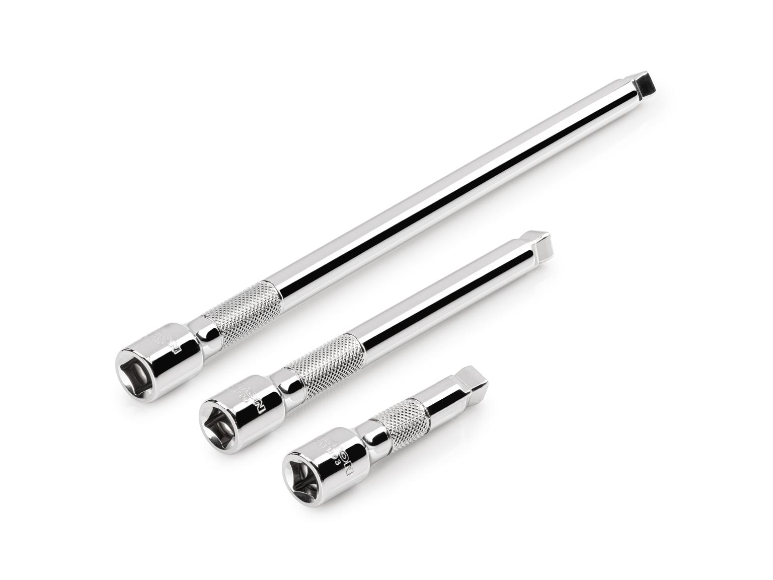 3/8 Inch Drive Wobble Extension Set, 3-Piece (3, 6, 10 Inch)