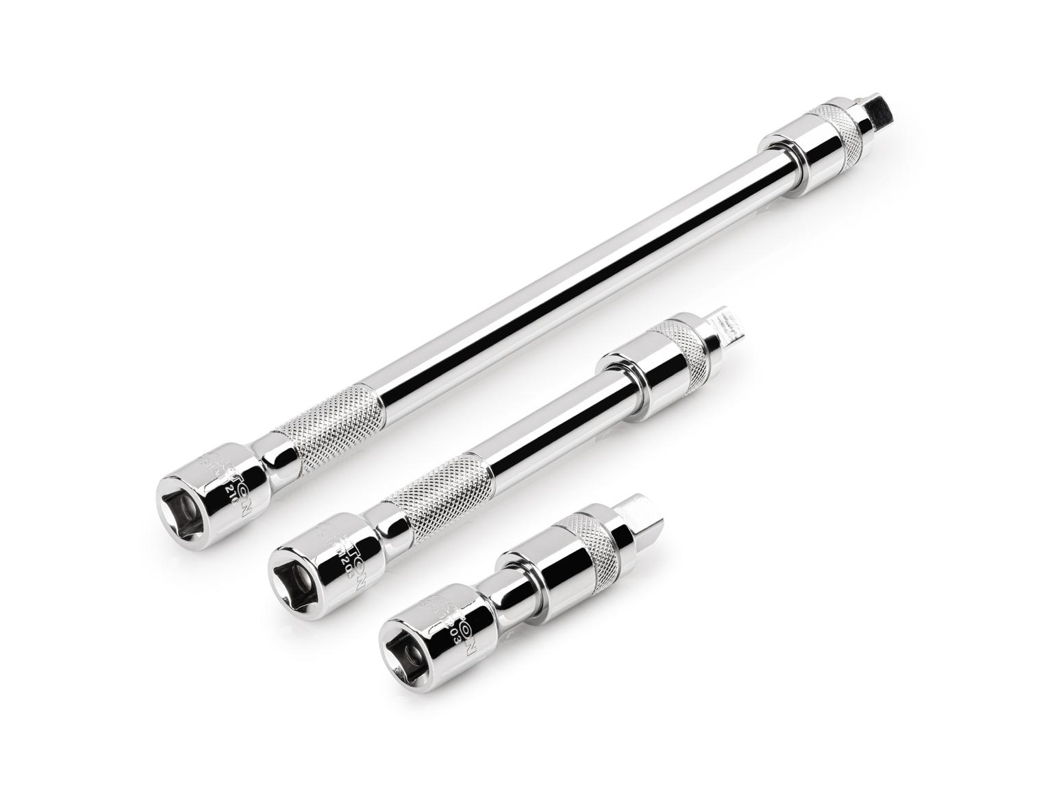 3/8 Inch Drive Locking Extension Set, 3-Piece (3, 6, 10 in.)