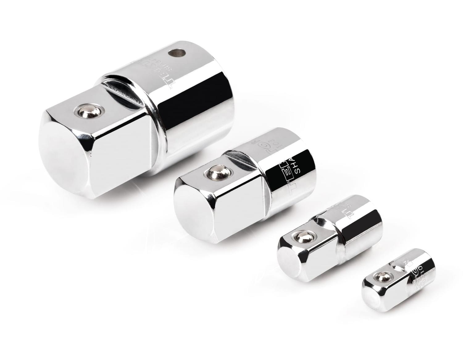 1/4, 3/8, 1/2, 3/4 Inch Drive Adapter Set (4-Piece)