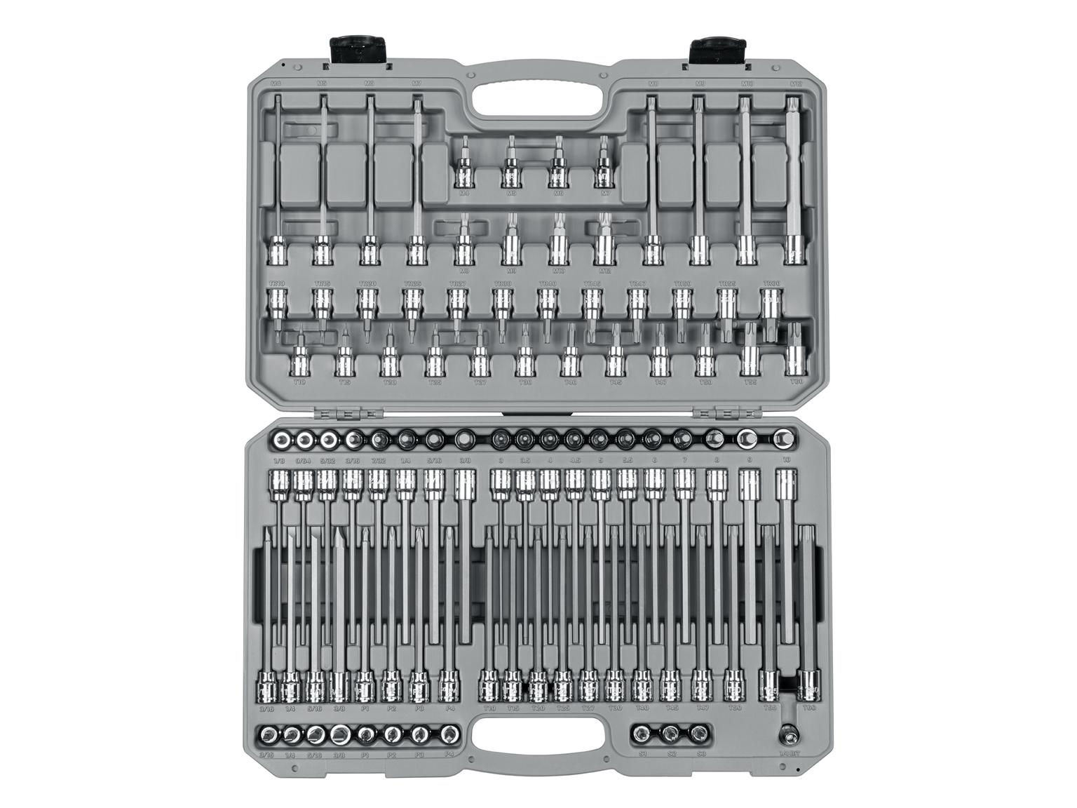 3/8 Inch Drive Bit Socket Set with Case (110-Piece)