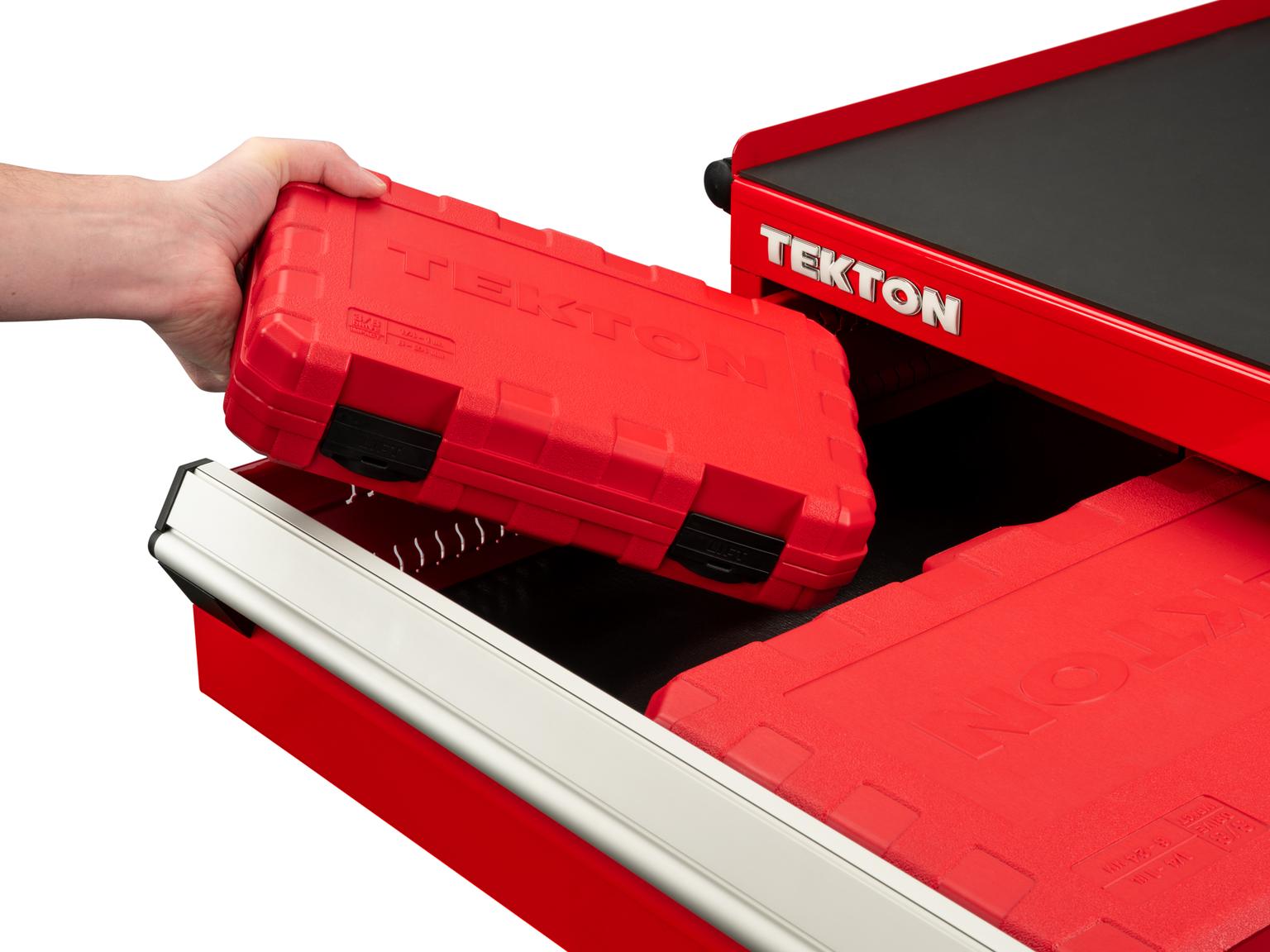 TEKTON SID91402-D 3/8 Inch Drive 6-Point Impact Socket Set, 37-Piece (1/4-1 in., 6-24 mm)