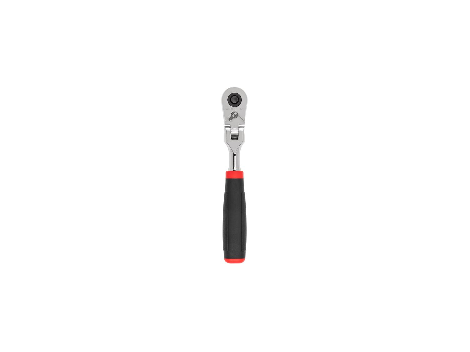 1/4 Inch Drive x 6 Inch Flex Head Quick-Release Comfort Grip Ratchet