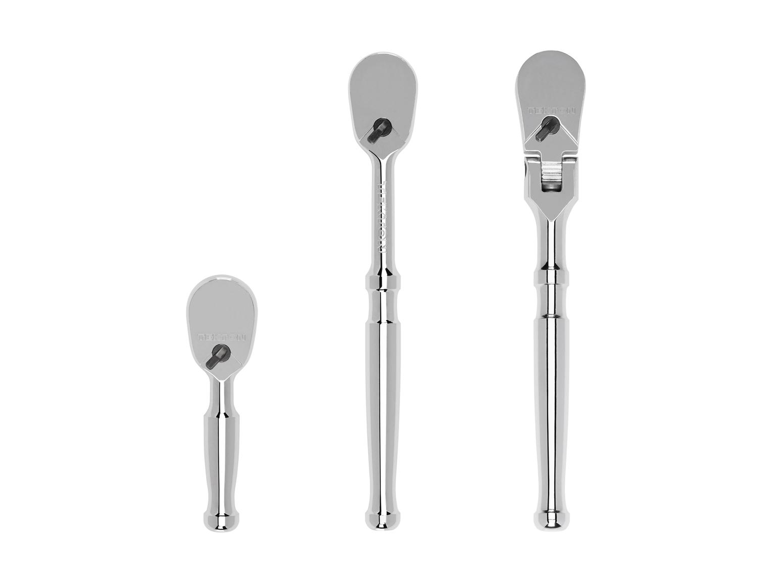 3/8 Inch Drive Small Body Ratchet Set (3-Piece)