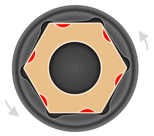 TEKTON Impact Socket Radiused Corners