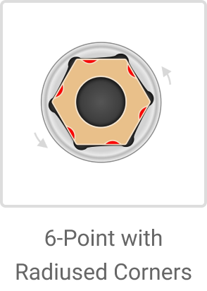 6-Point with radiused corners