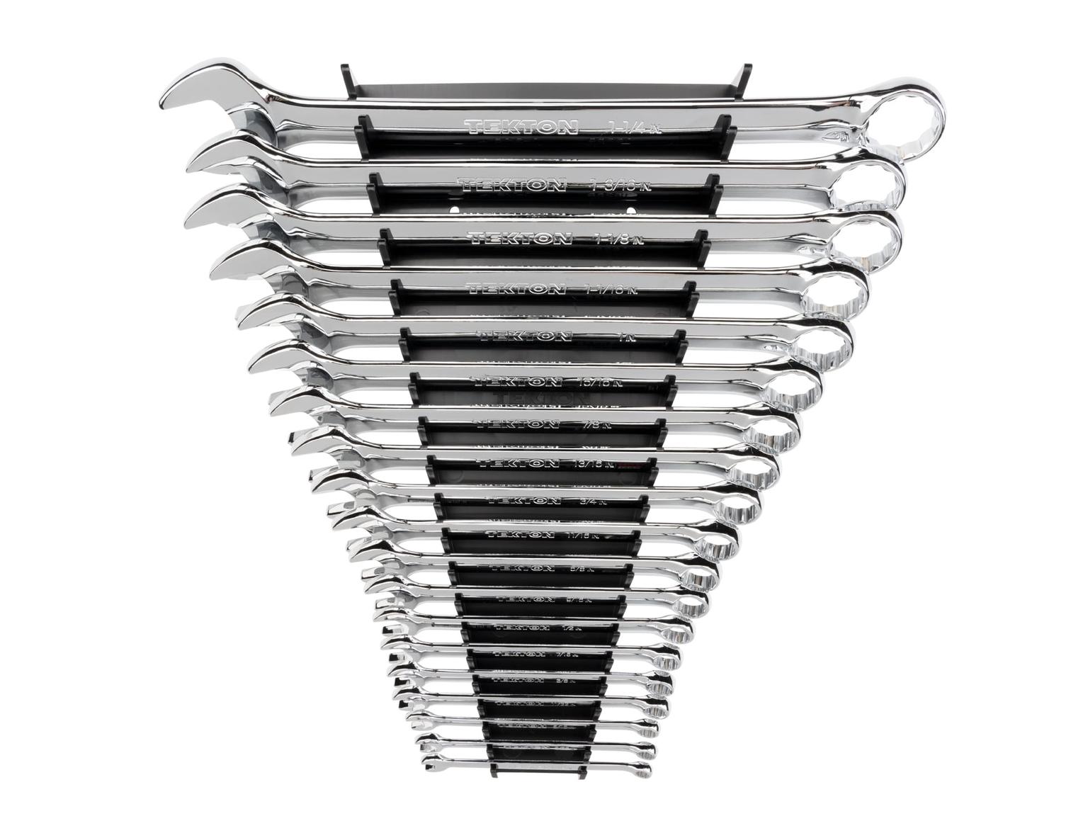 Combination Wrench Set with Rack (19-Piece)