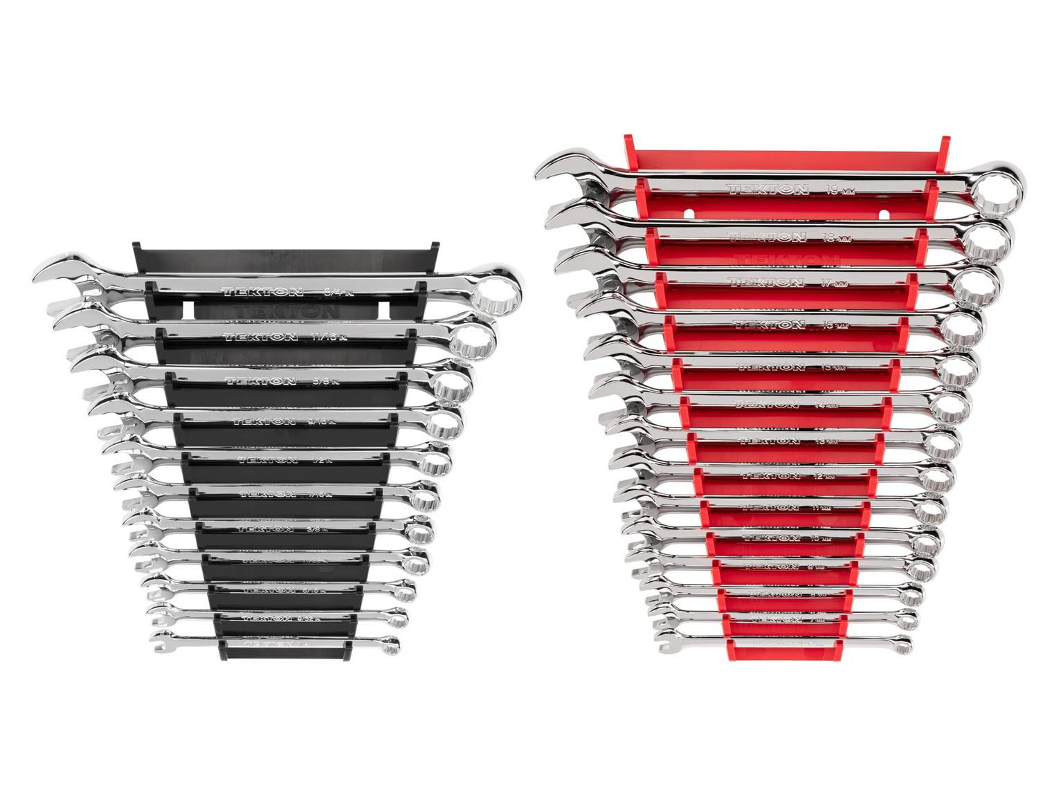 Combination Wrench Set with Racks (25-Piece)