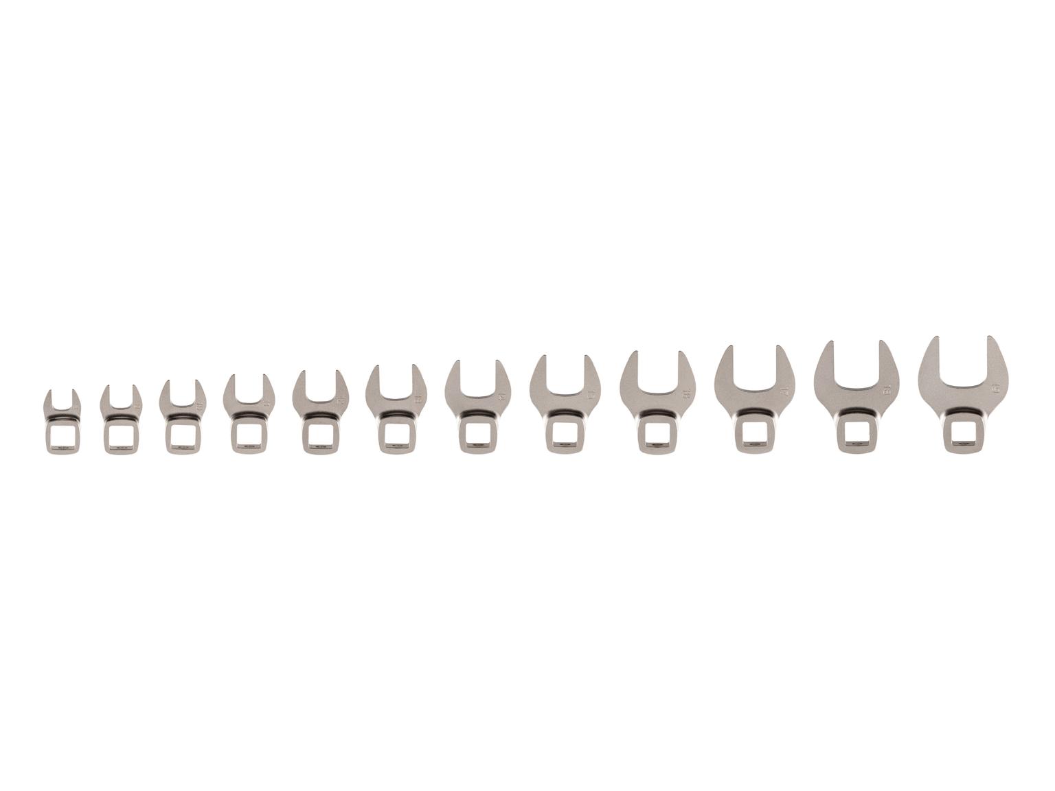3/8 Inch Drive Crowfoot Wrench Set (12-Piece)