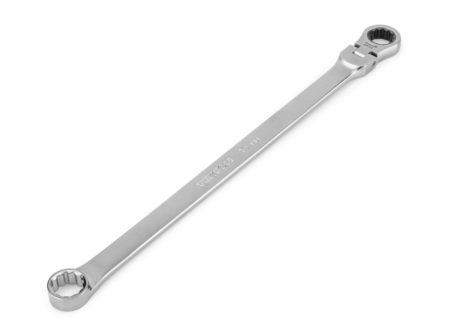 Long Fixed/Flex Head 12-Point Ratcheting Box End Wrenches